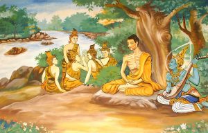 Ascetic Bodhisattva Siddhartha Gautama with the Group of Five
